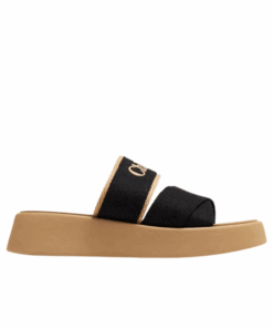 Mila Slide Beige/Schwarz