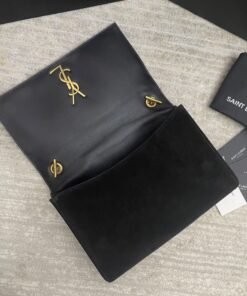 Alternative view of Kate Wendetasche aus Veloursleder und Glattleder Schwarz 28,5 cm