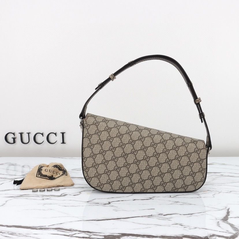 Horsebit 1955 Small Braun/Beige 26.5 cm – Bild 3