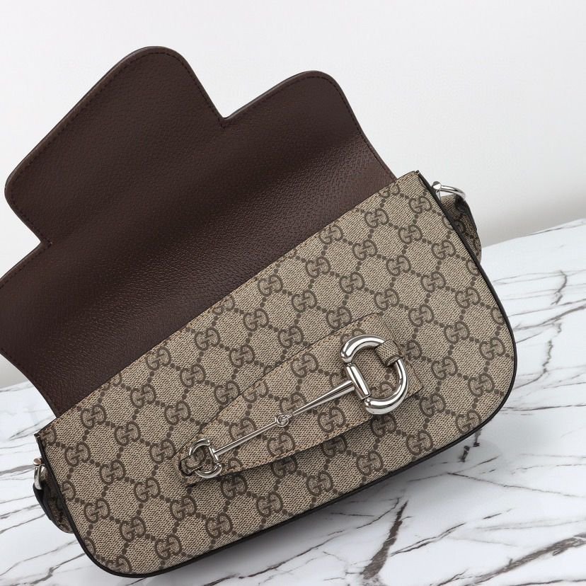 Horsebit 1955 Small Braun/Beige 26.5 cm – Bild 6