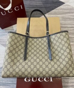 Alternative view of GG Mitelgro?er Shopper Beige/Braun 38 cm