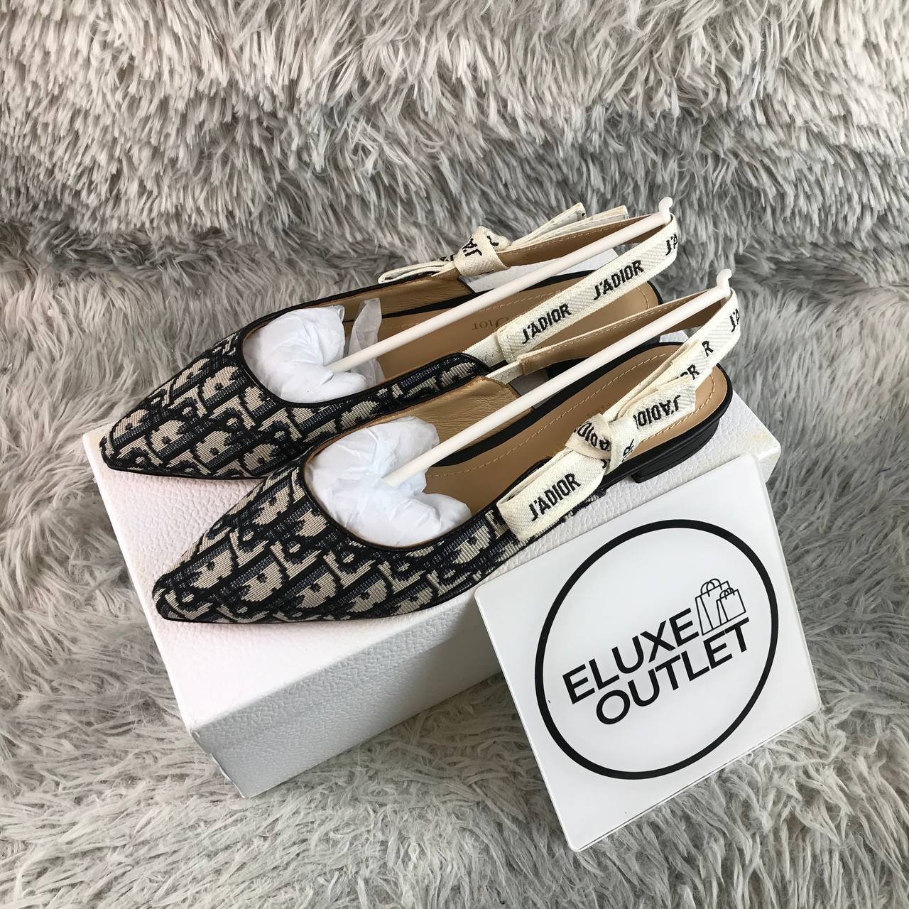 Ballerinas Wei?/Blau – Bild 2