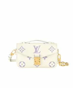 Pochette M?tis East West Wei?/Lavendel 21.5 cm