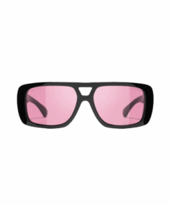 Alternative view of Pilotenbrille Schwarz/Rosa