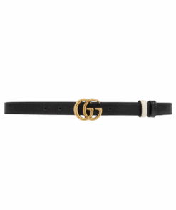 GG Marmont Reversible Schwarz/Wei? 2cm