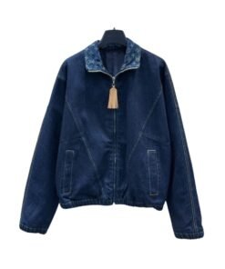 Denim Reißverschluss Blau