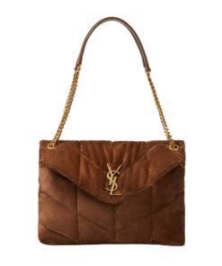 Loulou Puffer Velvet Braun 29 cm