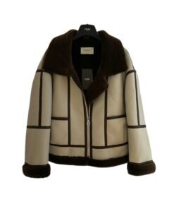 Jacket Aviator Shearling Beige