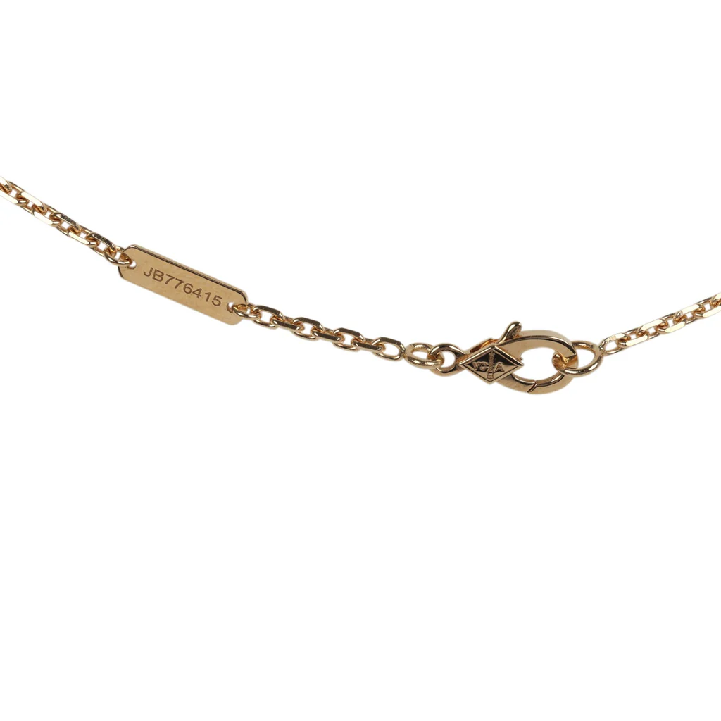 Van Cleef & Arpels Magic Alhambra Long Necklace 1 Motif Onyx 18K Yellow Gold Hardware – Bild 5