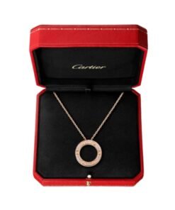 Alternative view of Love Necklace Rose Gold