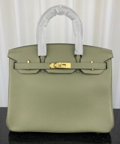 Alternative view of Birkin 30 Vert Olive Togo